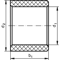 Púzdra valcové, typ BP, z polyamidu, odolné do 80°C scheme