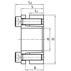 Upínacie sady typ COM-D, diera 19 až 100mm scheme