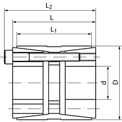 Upínacie sady COM-L, diera 25 až 100mm scheme