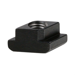 Matice DIN 508 pre T drážky DIN 650, kosoštvorcový tvar , čierne photo