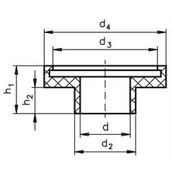 Tesniaci kryt pre kĺby DIN 71802 scheme