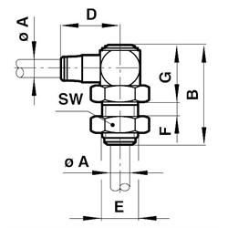 Otočné kolená, priečkové scheme