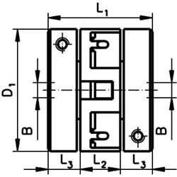 Torzne tuhá spojka HB, priemer diery  16mm, Ø 41,4mm photo