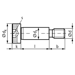 Skrutky s valcovou hlavou ISO 7379, nerez  1.4301 (V2A) scheme