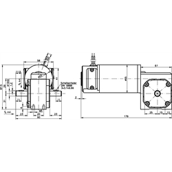 Malý prevod. motor SE, velk.3, 24V scheme