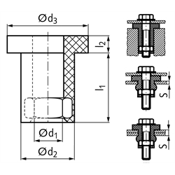 Matica zaliata v gumovom puzdre MAED-FLEX scheme