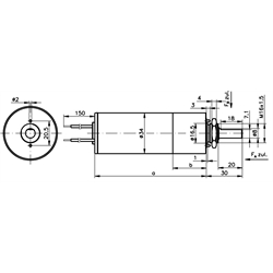 Planétové prevod. motory PE, velk.1, 24V scheme