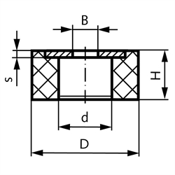 Gumový tlmič MGH scheme