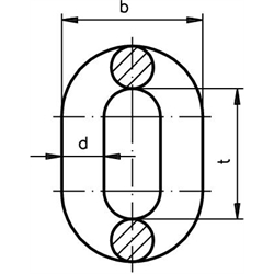 Reťaze s kruhovým prierezom DIN766 A, d=4mm, nerez photo