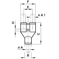 Rovnobežné Y-konektory scheme
