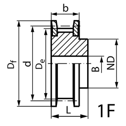 Remenice H 200 scheme