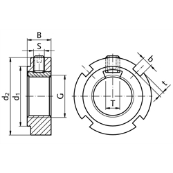 Poistné matice KMK-R, nerez 1.4301 scheme