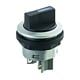Latching selector switch 1S, switching angle 90°, installation diameter 22.3 mm, flat connector