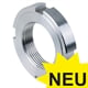Slotted Round Nuts DIN 1804, Steel zinc-plated