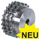 Triple-Sprockets DRS with One-Sided Hub, ISO 28 B-3