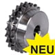 Double-Sprockets ZRS with One-Sided Hub, Pitch 1 3/4" x 1 1/4", ISO 28 B-2
