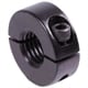 Shaft Collars, Clamp Collars with Thread,  Double-Split, Material Steel