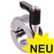 Shaft Collars, Clamp Collars Double-Split, Type K with Clamping Lever, Stainless Steel