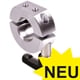 Shaft Collars, Clamp Collars Double-Split, Type GRK with Clamping Lever, Stainless steel