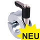 Shaft Collars, Clamp Collars Double-Split, Type K with Clamping Lever, Steel zinc-plated