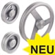 V-Belt Pulleys, Cast Aluminium, Profile B, SPB and XPB (17), 2 Grooves