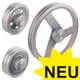 V-Belt Pulleys, Cast Aluminium, Profile Z, SPZ and XPZ (10), 2 Grooves