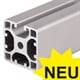 MAE 657.4 Construction Profile, Type i Modular System, with Closed Slots on partially Sides, Light