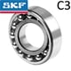 Samonastavovacie guličkové ložiská SKF®, dvojradové, vôľa C3