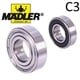 Guličkové ložiská MAEDLER®, vôľa C3