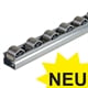Roller Tracks, with Cylindrical Plastic Rollers, with Stainless Steel Sheathing