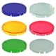 Button caps, transparent, 6 colors