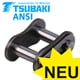 Connecting Link with Spring Clip No. 11/E Tsubaki ANSI (ASA, ex DIN 8188), Premium