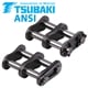 Connecting Links for Double-Strand Roller Chains Tsubaki ANSI (ASA, ex DIN 8188), Premium