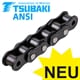 Single-Strand Roller Chains Tsubaki ANSI (ASA, ex DIN 8188) Lambda, Self-Lubricating, Premium