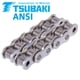 Double-Strand Roller Chains Tsubaki ANSI (ASA, ex DIN 8188), Stainless Steel, Premium