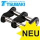Spájací článok s pružnou sponou  11/E Tsubaki Lambda, samomazné