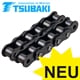 Dvojradové valčekové reťaze Tsubaki Lambda, samomazacie, Premium