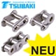 Spojovacie články pre jednoradové valčekové reťaze Tsubaki, nehrdzavejúca oceľ, prémiové